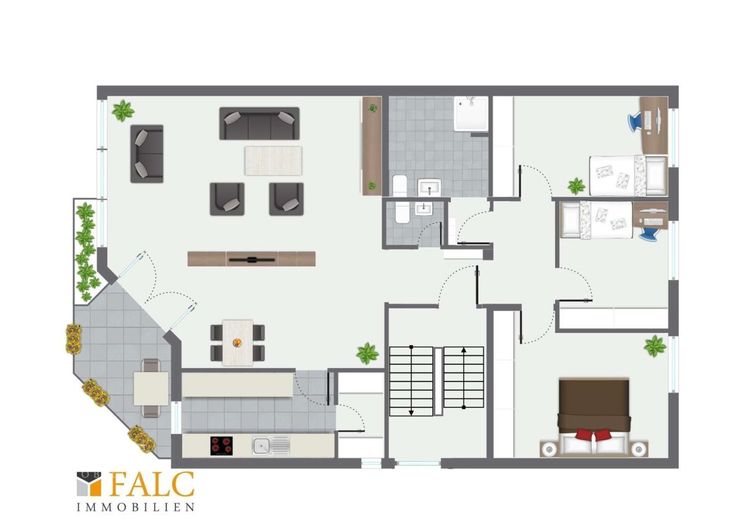 Sanierte Wohnung mit großem Wohnzimmer! – Grundriss 1. OG 2024-11