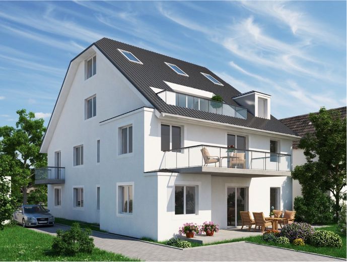 Einzigartige Gartenwohnung in München – Haus (Illustration)