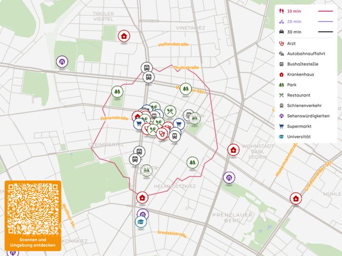 Attraktive Kapitalanlage in Bestlage - Vermietete Wohnung im Herzen der Stadt – Immobilienkarte