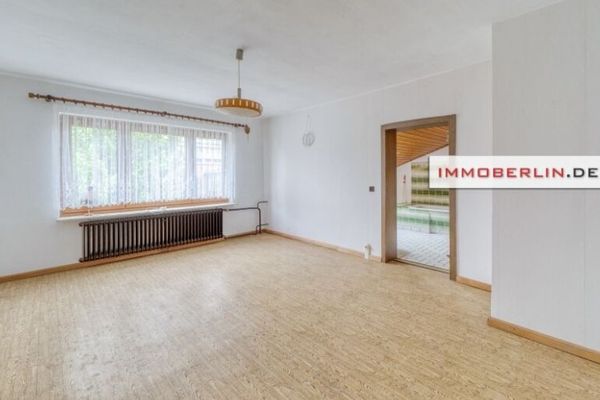 IMMOBERLIN.DE - Posizione top Babelsberg! Casa confortevole con giardino sud-ovest presso il Griebnitzsee