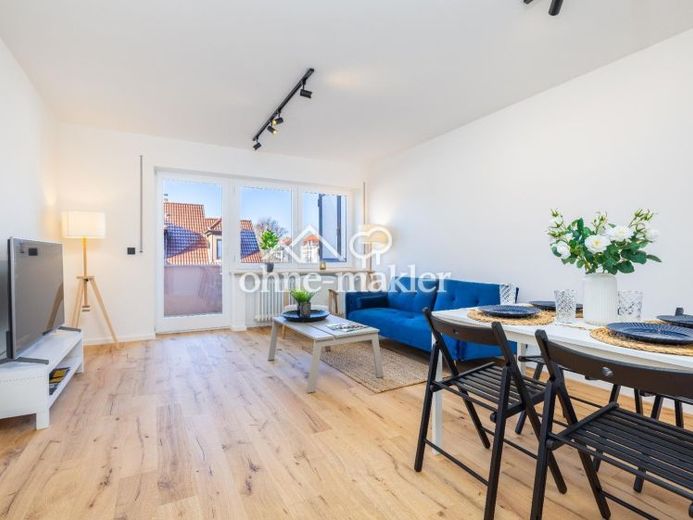 Sofort bezugsfertige 3-Zimmer Wohnung in Augsburg-Haunstetten – kernsaniert, Tiefgaragenstellplatz – Foto 2