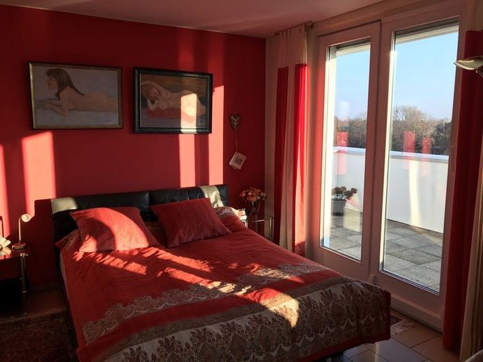 Teilansicht Schlafzimmer