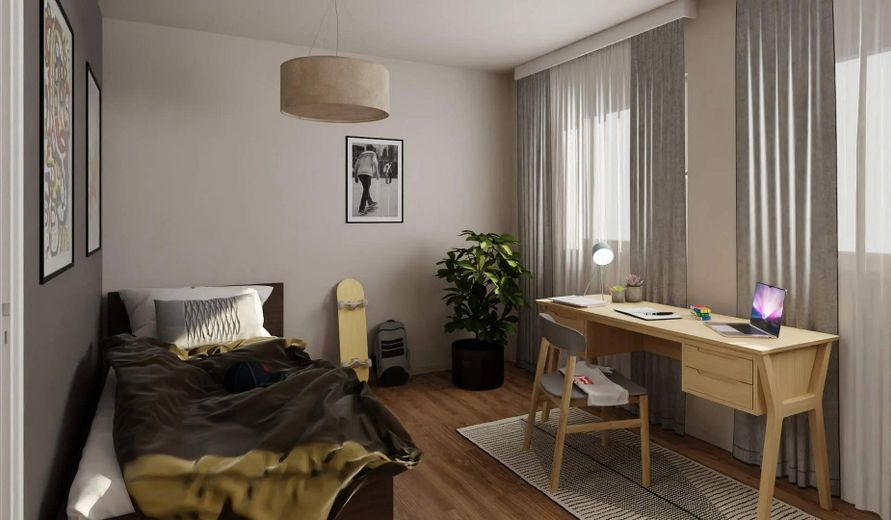Pierwsze zasiedlenie: nowoczesny dom szeregowy z tarasem od południa i ogrodem – Kinderzimmer