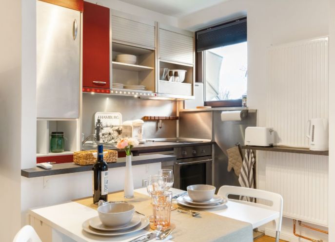 Möblierte 1-Zimmer Wohnung, modern, ruhig, gut angebunden HH-Fuhlsbüttel – Photo 11