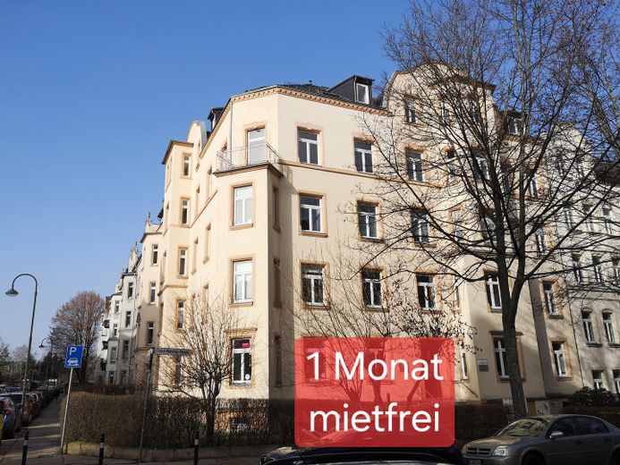 Kaßberg'de 6 aydınlık oda, modern banyo ve âşık olunacak panoramik manzarayla ferah yaşam – Außenansicht auf das Haus