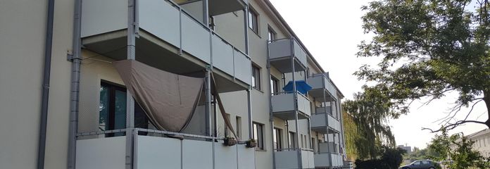 Balkon im grünen