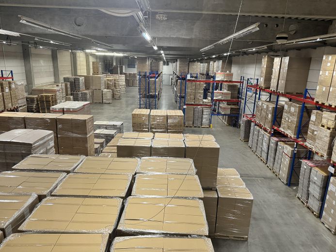 Blocklager und Hochregal