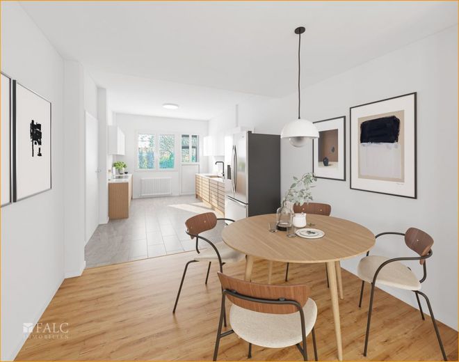 Esszimmer renoviert offen