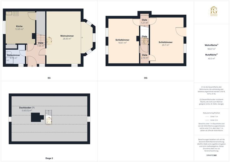 Gesamtgrundriss zzgl. 1,93 m2 Balkon als Wfl.nach WoFLVCAM01934G0-PR0325-BUILD01