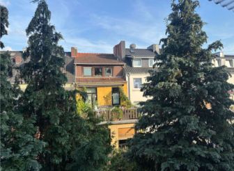 Neustadt: vacant 2-room condominium with balcony in the popular "Flüsseviertel" in Bremen Neustadt – Ausblick