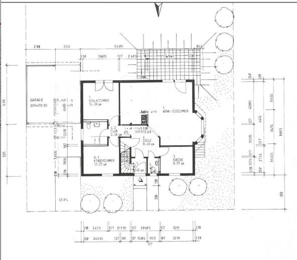 Two-family house – Grundriss EG
