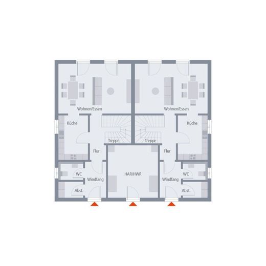 EIN STADTHAUS MIT ZAHLREICHEN HIGHLIGHTS und möglichem Grundstück – Grundriss Erdgeschoss