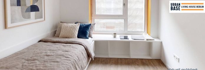 Deine neue Base in Berlin: Möbliertes WG-Zimmer mit ALL-IN-MIETE in Oberschönweide – Ansicht I: Wohn- und Schlafbe…