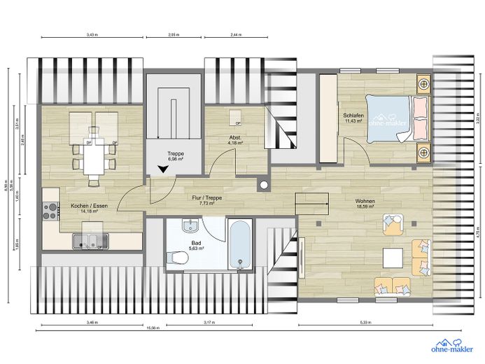 Grundriss Dachgeschoss
