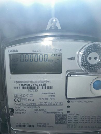 Stromzähler mit Smartmeter