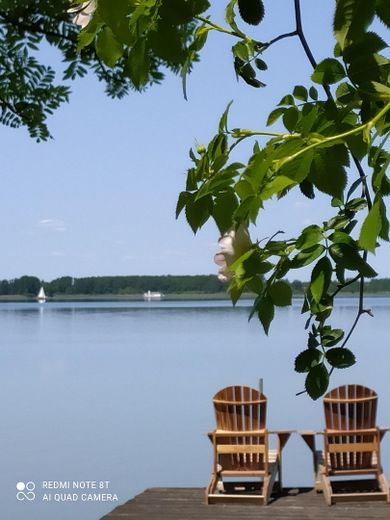 2 HÄUSER AM SEE: Stadtvilla+Cottage, Seezugang m. Bootssteg, Garten, Terrasse, Ferienwohnung – Eigner Bootssteg