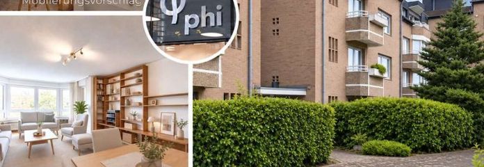 PHI AACHEN - आचेन-दक्षिण में लॉजिया और गैरेज के साथ समतल 3-कमरों वाला टैरेस अपार्टमेंट!