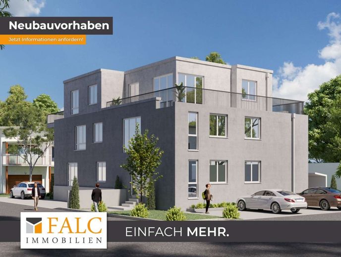 3 Zi.-Whg im OG mit Balkon / Grundriss variabel / mit Fahrstuhl – Außenansicht
