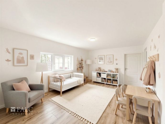 Traumhafte Villa nahe dem Scharmützelsee - Wohnen, wo andere Urlaub machen – Kinderzimmer 1OG - digital eingerichtet