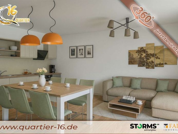 Obergeschosswohnung (WE-5) - 105,66 m² - 4 Zimmer – Foto 1