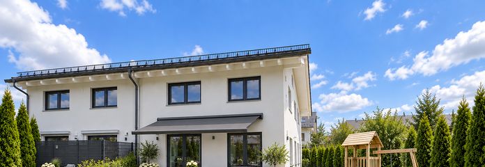 Son Şans - Wies`n Teklifi - Taşınmaya Hazır Yeni Yapı İkiz Ev – Garten Südseite