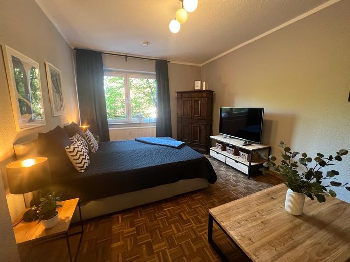 Adatto a appartamento condiviso – appartamento arredato in posizione centrale a Golzheim, parquet, WLAN incluso – Foto 27