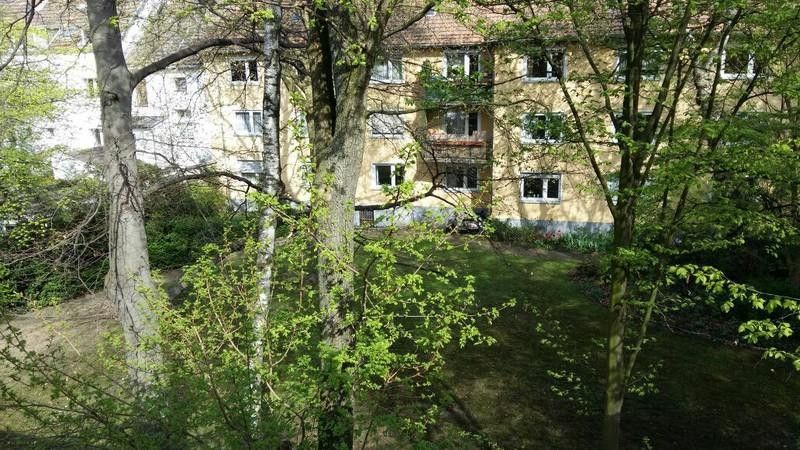 Grünfläche am Haus