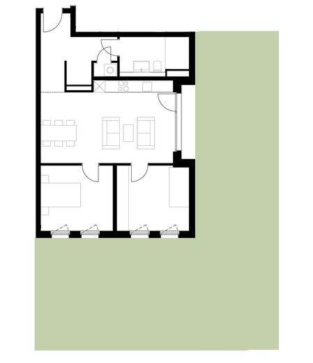 Moderno appartamento di nuova costruzione di 3 locali con giardino a Berlino-Pankow – Foto 3