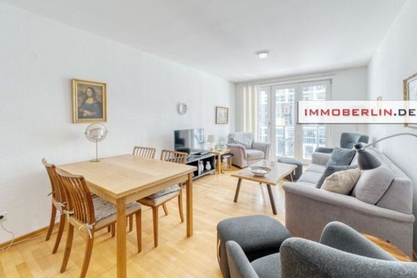 IMMOBERLIN.DE - केंद्रीय शांत स्थान पर बालकनी और कंसीयर्ज वाली आकर्षक अपार्टमेंट