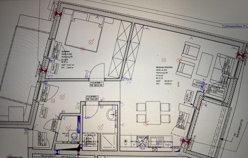 Moderne 2-Zimmer-Wohnung mit Balkon & Loggia, EBK und Stellplatz in Hannover-Anderten – Grundriss