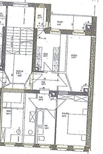 Großzügige 3-Zimmer mit Einbauküche, Balkon, Wannenbad und Laminat in zentraler Lage! SP mgl. – Grundriss_3OGli