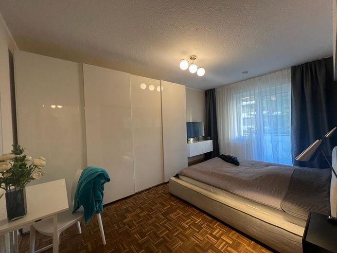Adatto a appartamento condiviso – appartamento arredato in posizione centrale a Golzheim, parquet, WLAN incluso – Foto 13