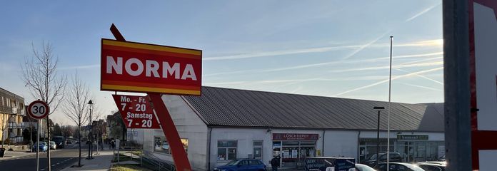 Blick auf den Gewerbemarkt