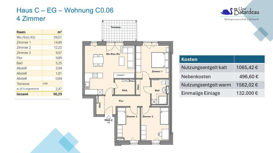 4-Zimmer-Wohnung in Glückstadt am Batardeau – Foto 7