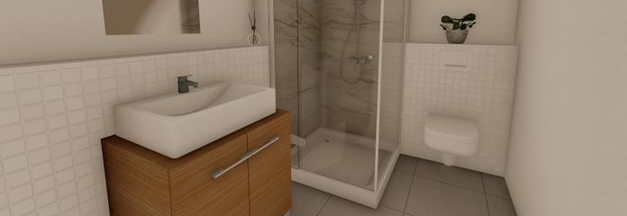 Wohnung 1 und 2 Badezimmer