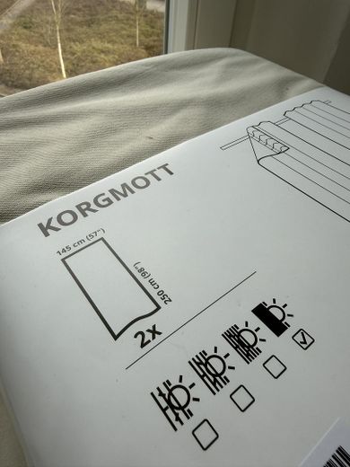 Verdunklungsvorhänge