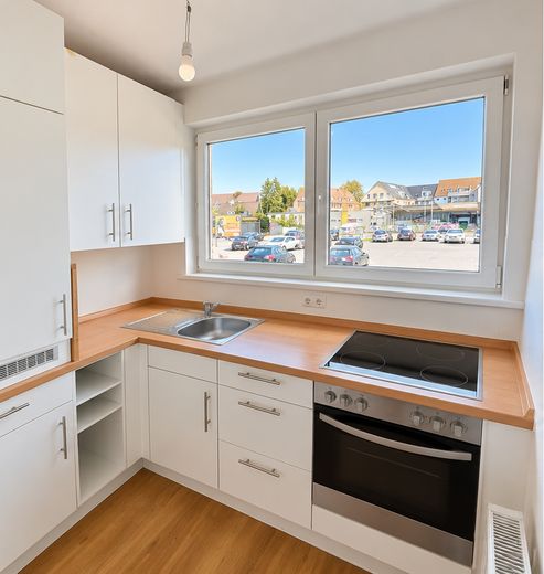 1-Zimmer-Wohnung in St. Jürgen | Nähe UKSH & Sana Kliniken – Küche