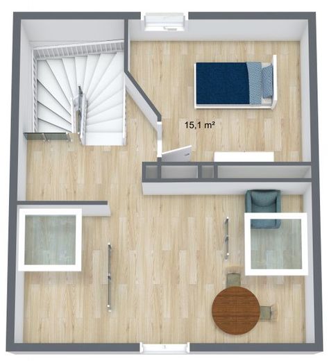 Riesiges Sanierungshaus in Dormitz (59.000  Kaufpreis + Grundstückspacht) – Planungsidee DG