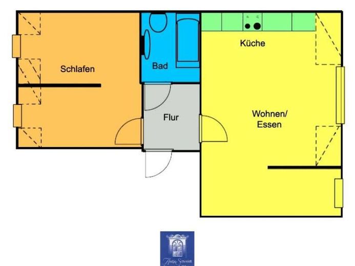 Individuelle Wohnung mit EBK im Dachgeschoss! – Foto 1