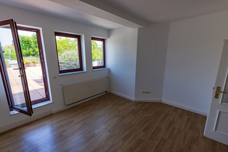 Denkmalgeschützte Maisonette ·137m²· 70 m²Dachterrasse ·Bezugsfrei ·Leipzig Zentrum-N·vom Eigentümer – Schlafzimmer