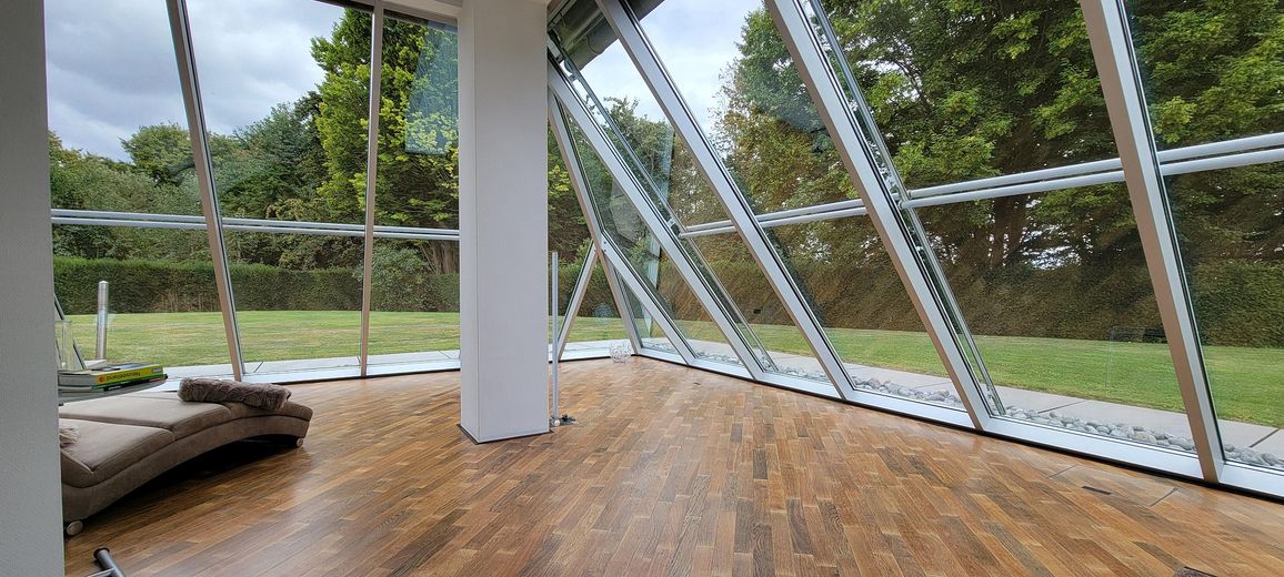 Großer Schüco Wintergarten