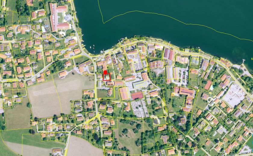 Lage Grundstück 150 m zum See