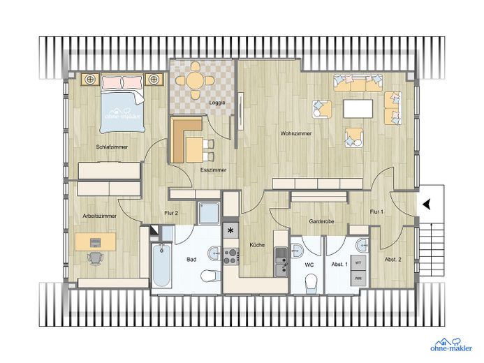 Grundriss Dachgeschoss