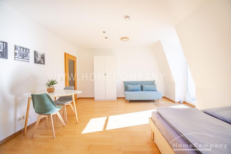 26811 HomeCompany Dresden सुसज्जित/फर्निश्ड स्टूडियो अपार्टमेंट Dresden-Neustadt में बालकनी सहित, अधिकतम 2 व्यक्ति – 50451417a71e1e1bcea044956c123d7c74a17baf.jpg