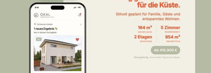 Großzügige Architektur für die Küste