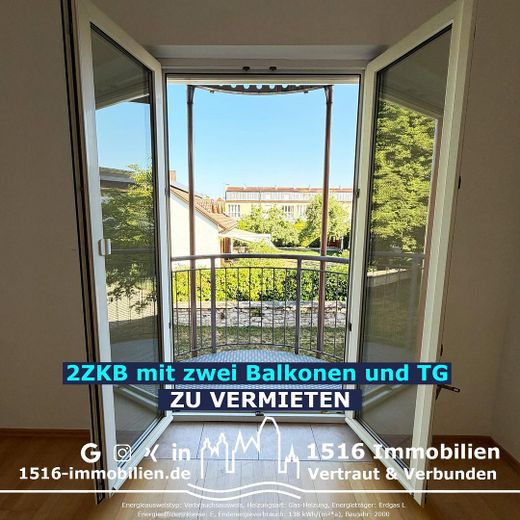 Helle 2-Zimmer-Wohnung mit zwei Balkonen und Tiefgaragenstellplatz in Eichstätt – 2ZKB mit Balkon und TG