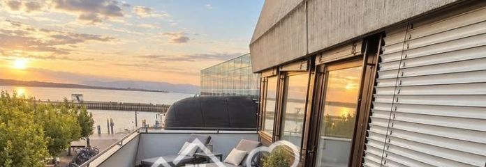 Posizione privilegiata sul lago! Appartamento condiviso premium arredato, appena ristrutturato, con terrazza sul tetto e vista sul lago