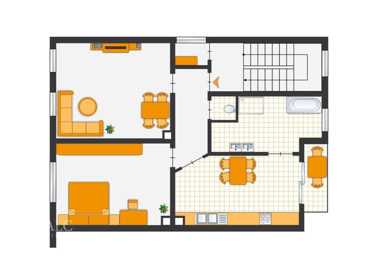 Eigennutzer aufgepasst: 2,5-Zimmer-Wohnung mit Balkon in der Moltkestraße – Grundriss