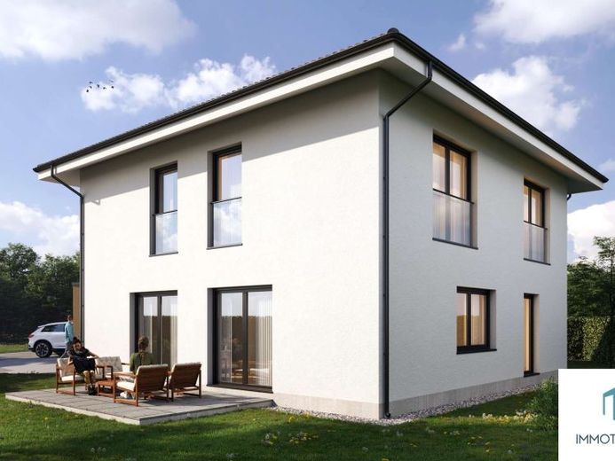 Neubau 2026 mit KfW-40-Standard, Wärmepumpe, Doppelgarage und Garten in Göttschied – फोटो 1