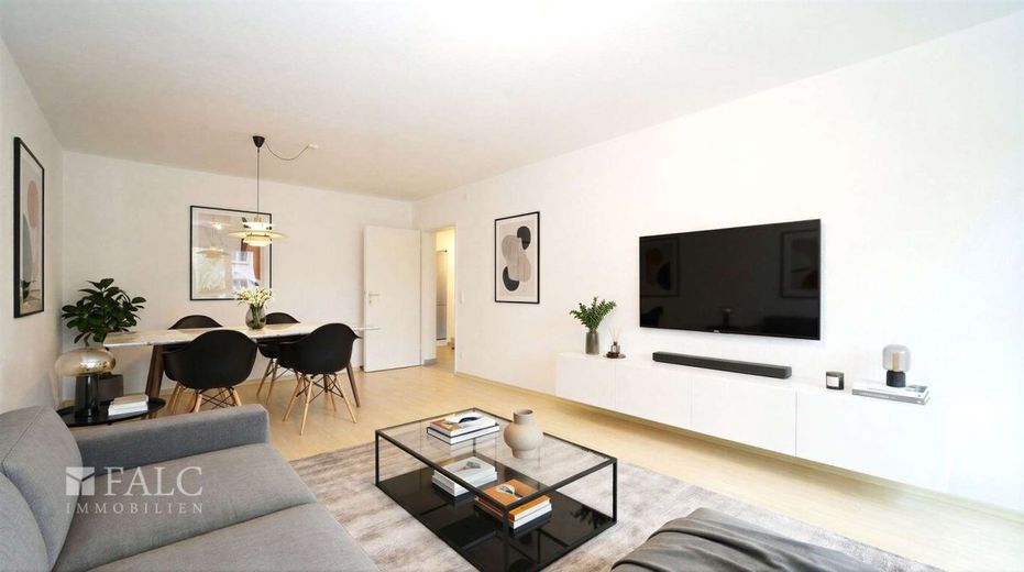 Neubau-Feeling: 3-Zimmer-Erdgeschosswohnung in perfekter Lage *KERNSANIERT* - FALC Immobilien – Wohnen/Essen (Möb. Vis.)
